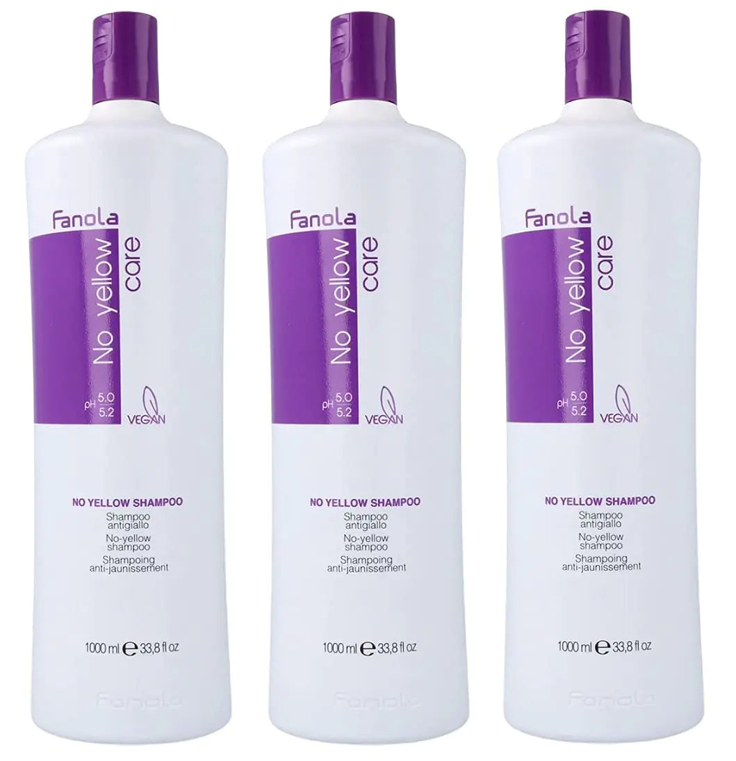 Fanola No Yellow Shampoo with Purple Violet Pigments – Eliminate Brassiness - Vivareflex Online