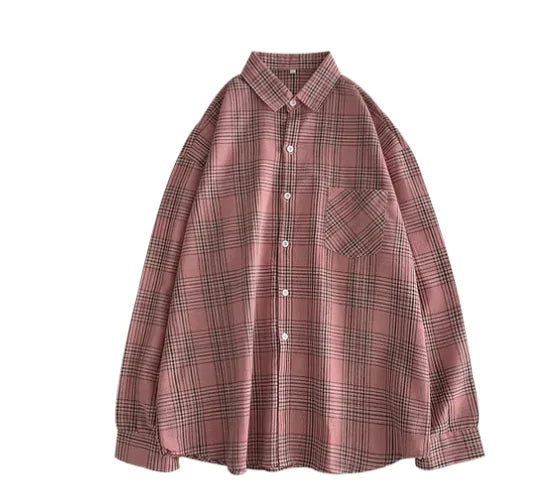 Women Shirt Plaid Female Oversize Blouse Vivareflex Online