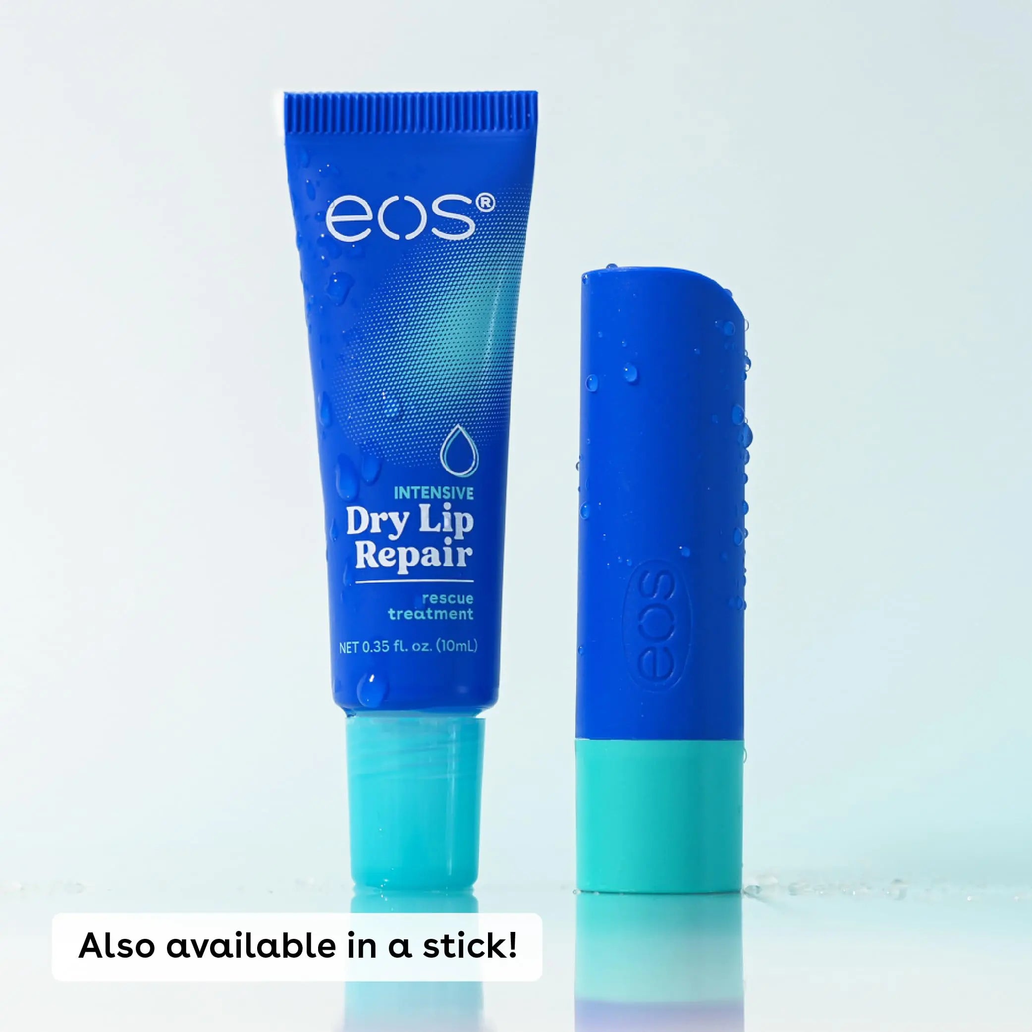 eos The Hero Lip Repair, Soin pour les lèvres extra-sèches, Hydratation 24 heures, Soin de nuit pour les lèvres, Extrait naturel de fraise, 0,35 fl oz