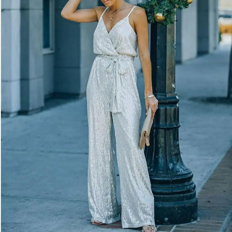 Sequin Women Jumpsuit Vivareflex Online