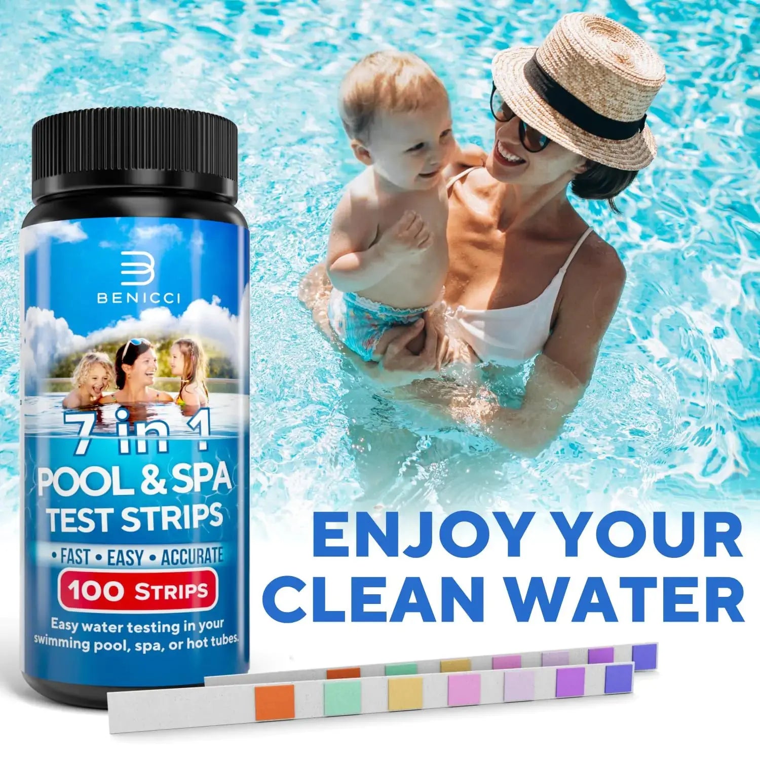 7-in-1 Multipurpose Pool & Spa Test Strips Vivareflex Online