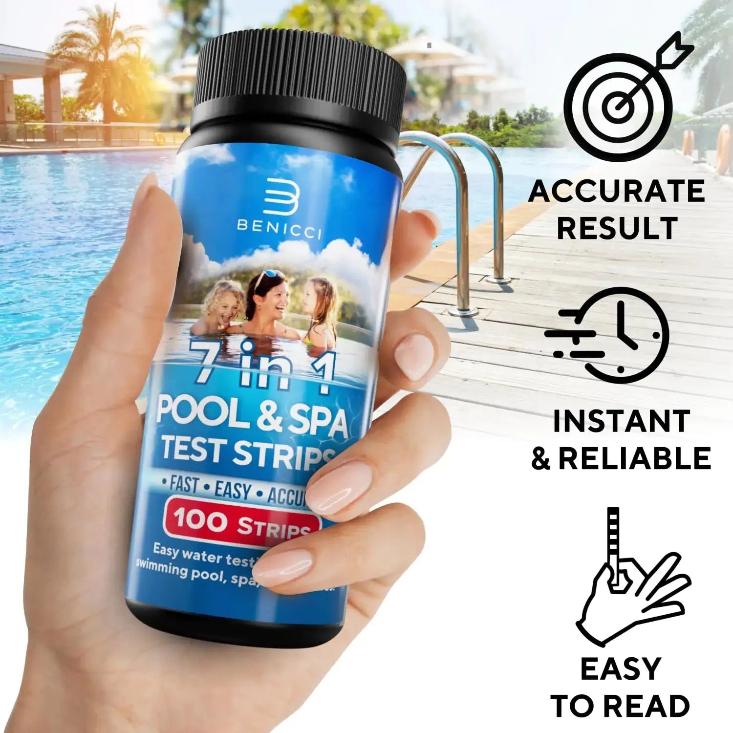 7-in-1 Multipurpose Pool & Spa Test Strips Vivareflex Online