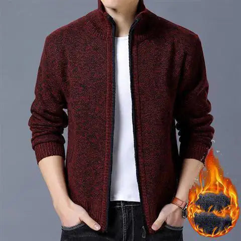 Winter Men Sweater Coat Thick And Velvet Vivareflex Online