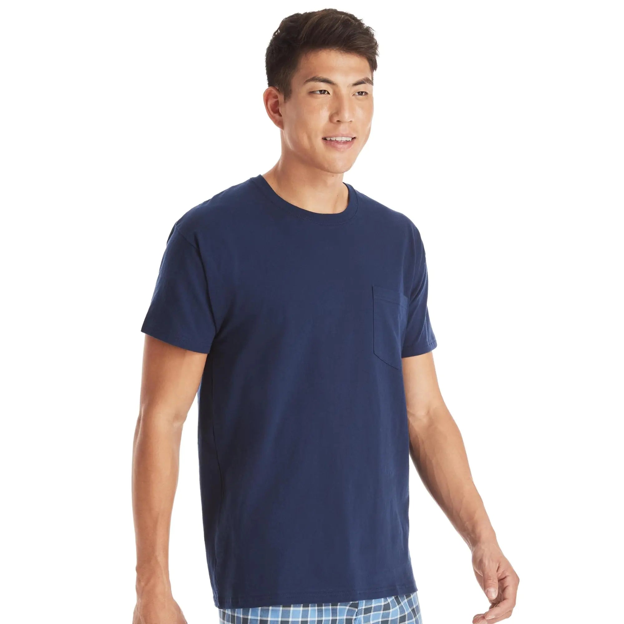 Hanes Men's Pocket Undershirt Pack – Cotton Crew Neck Moisture-Wicking Tee (6-Pack, XX-Large) - Vivareflex Online