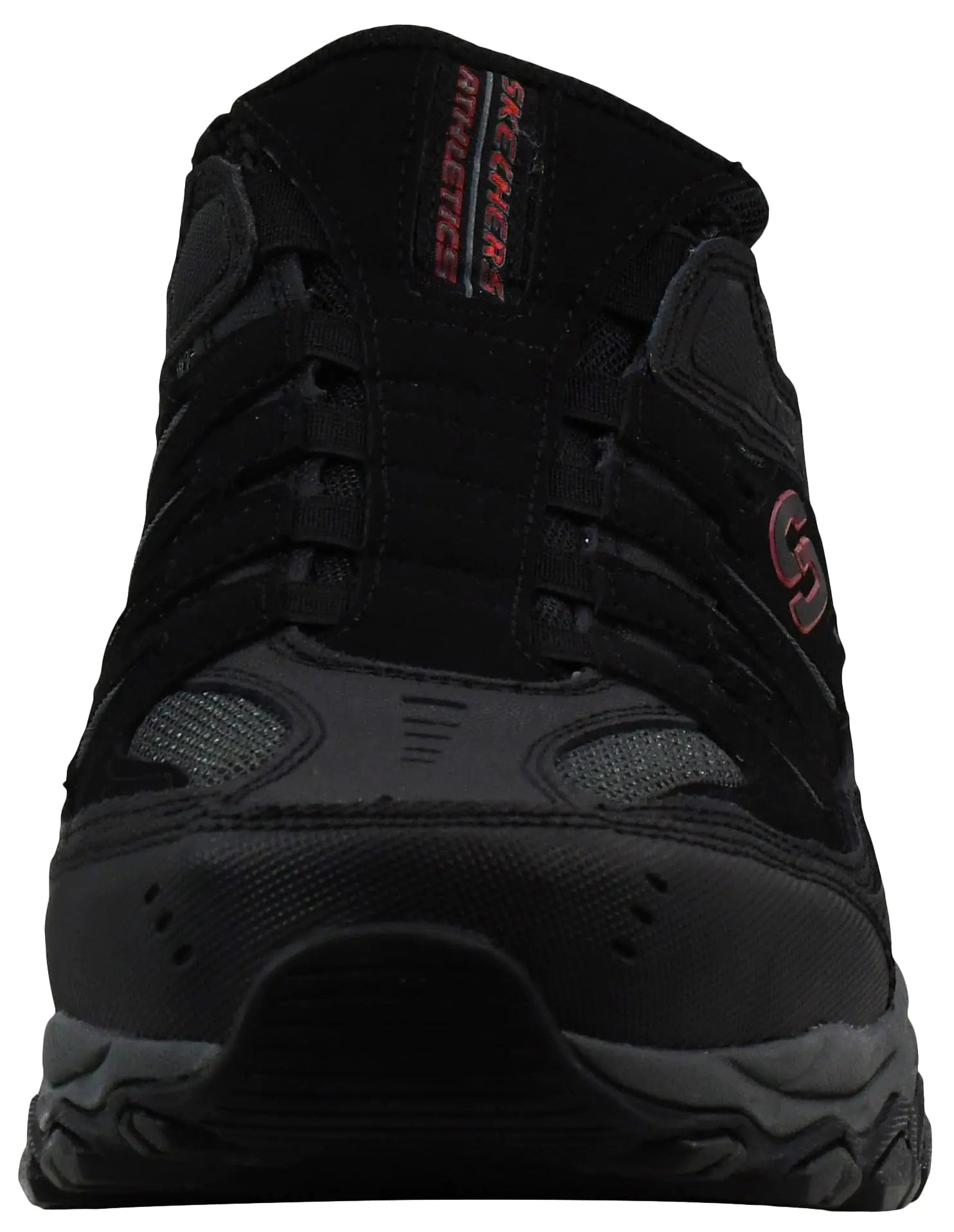 Skechers Afterburn M fit Wonted 9 X-Wide para hombre, negro/carbón 