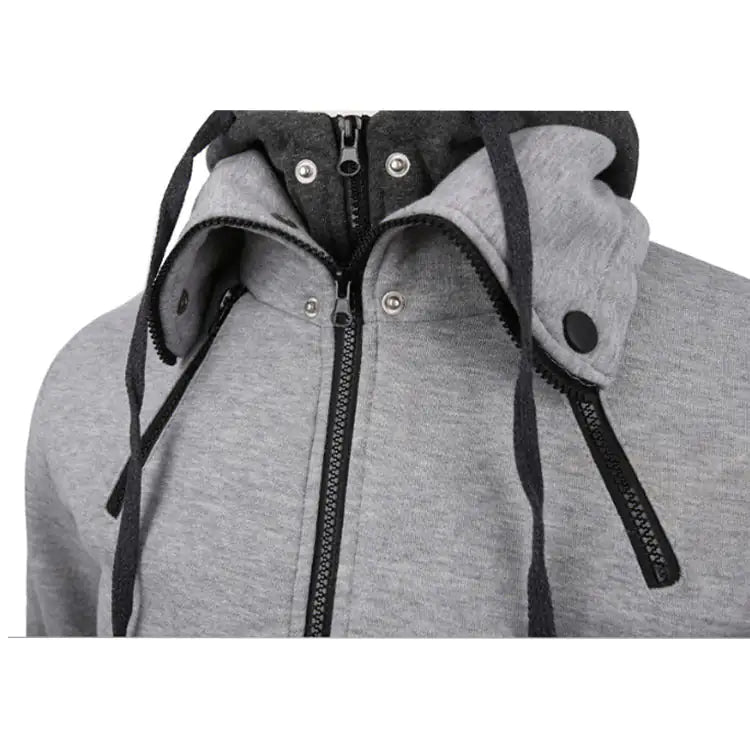 Double Zipper Hoodie Jacket for Men Vivareflex Online