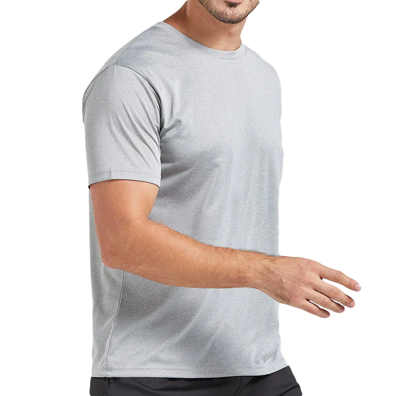 5 Pack Men's Dry Fit T Shirts, Athletic Running Gym Workout Short Sleeve Tee Shirts for Men X-Large Set 4 - Vivareflex Online