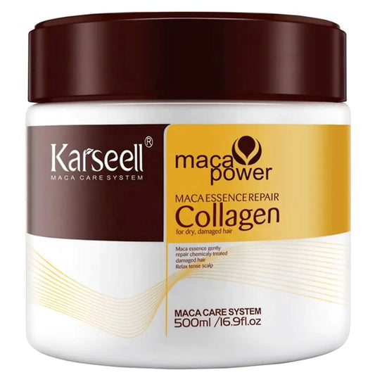 Karseell Collagen Hair Treatment – Deep Repair Conditioning Mask with Argan Oil for Dry, Damaged Hair - Vivareflex Online