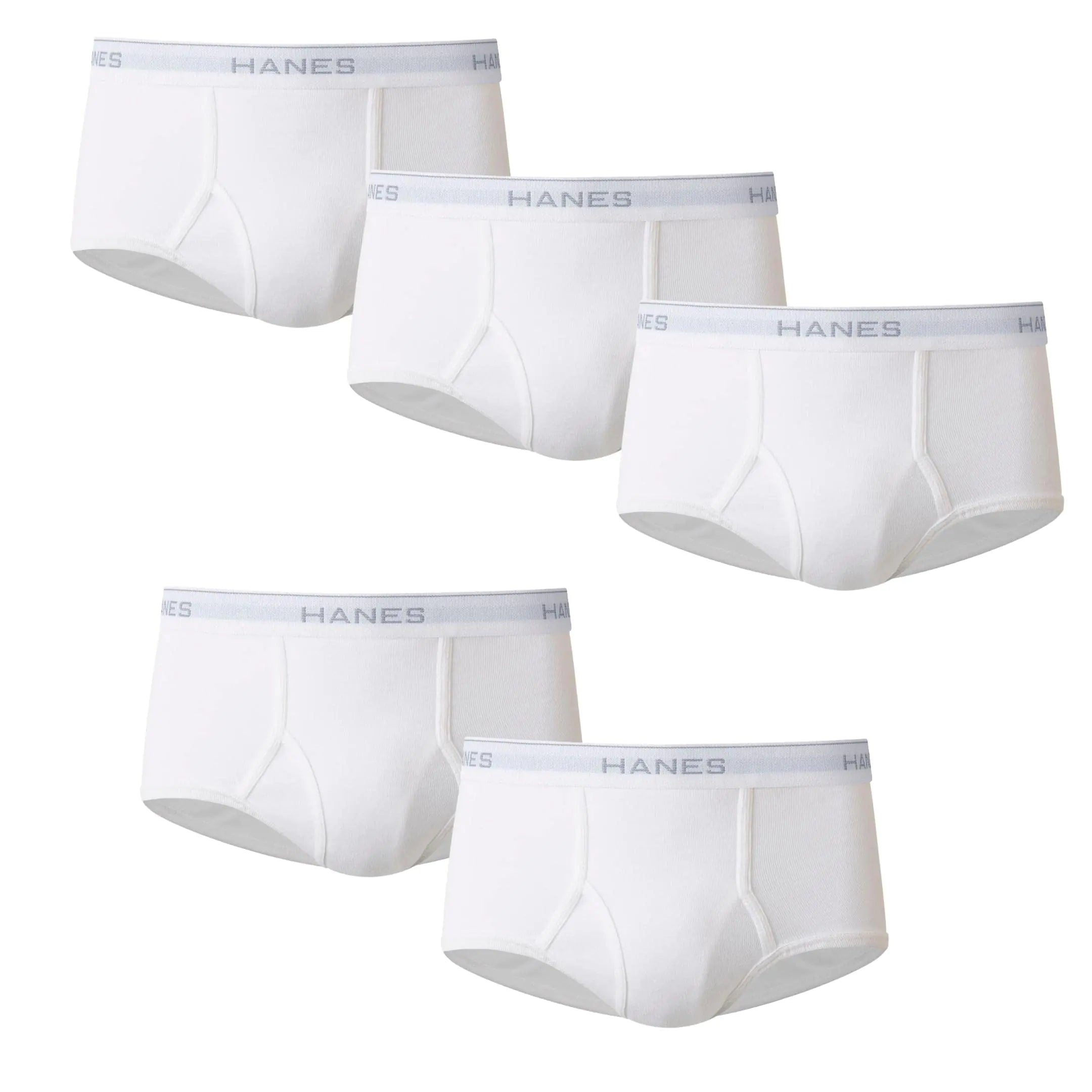 Slips en coton absorbant l'humidité pour hommes Hanes, disponibles en blanc et en noir, lots multiples disponibles, taille XX-Large, blanc - lot de 7