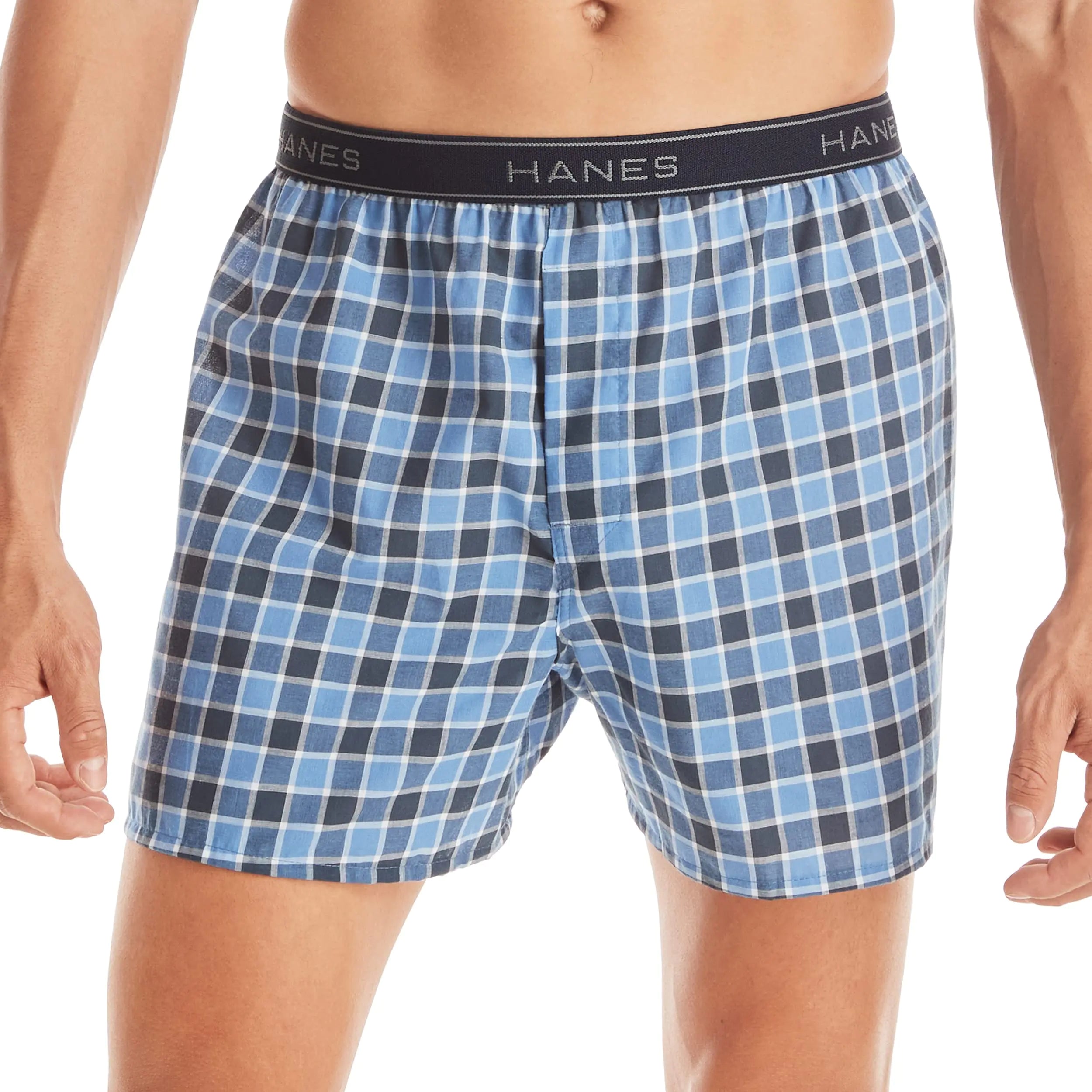 Hanes Men's Tagless Boxer Underwear, Exposed Waistband, Multi-packs - Vivareflex Online