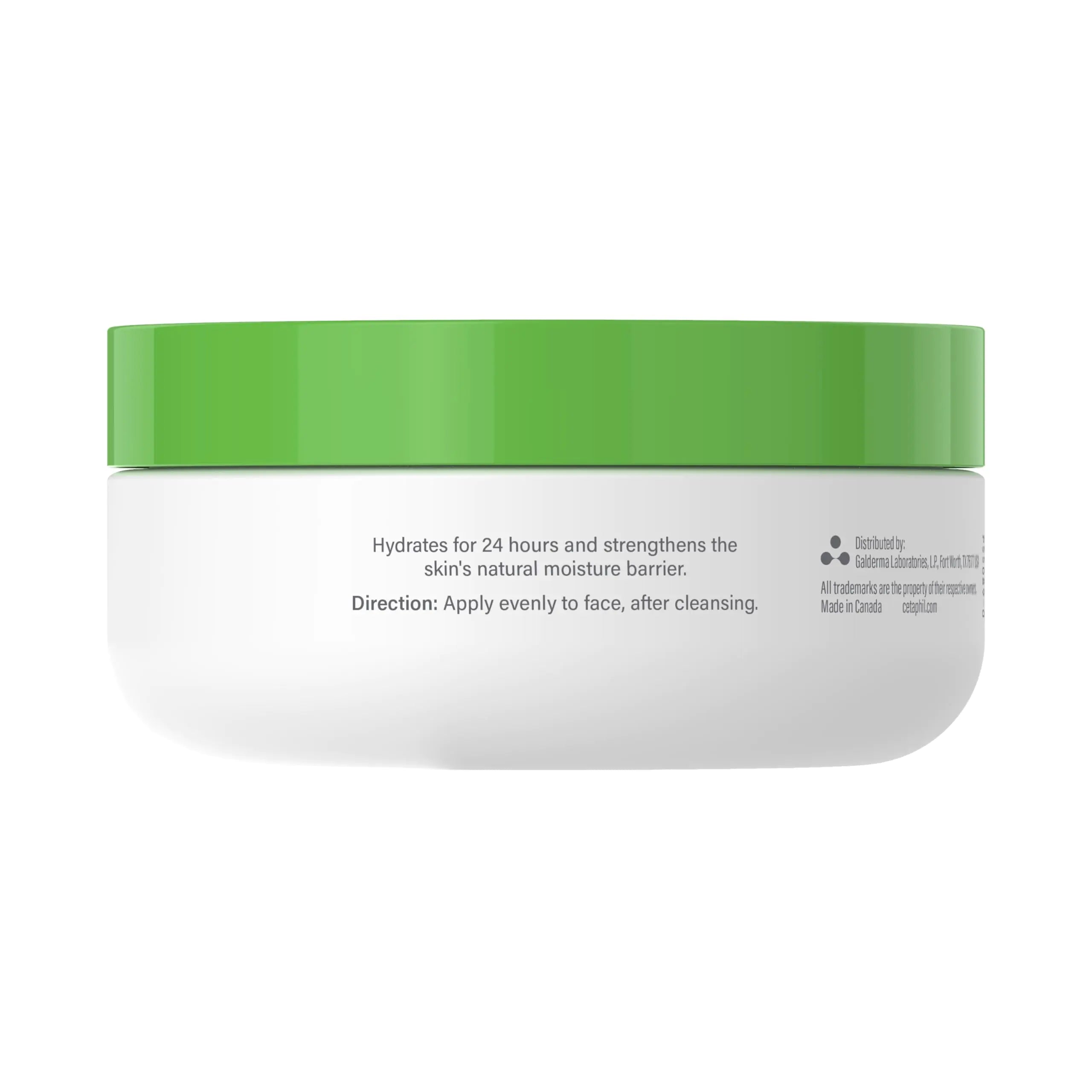 Crème de nuit hydratante riche pour le visage Cetaphil, avec acide hyaluronique, 1,7 oz, crème hydratante pour peaux sèches à très sèches, sans parfum ajouté, (l'emballage peut varier) Crème hydratante riche