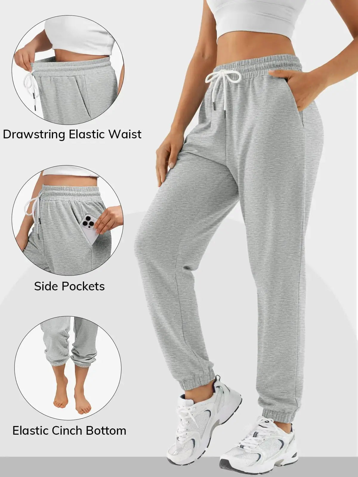 ATHMILE Sweatpants Women Baggy Joggers Workout_Vivareflex_Online