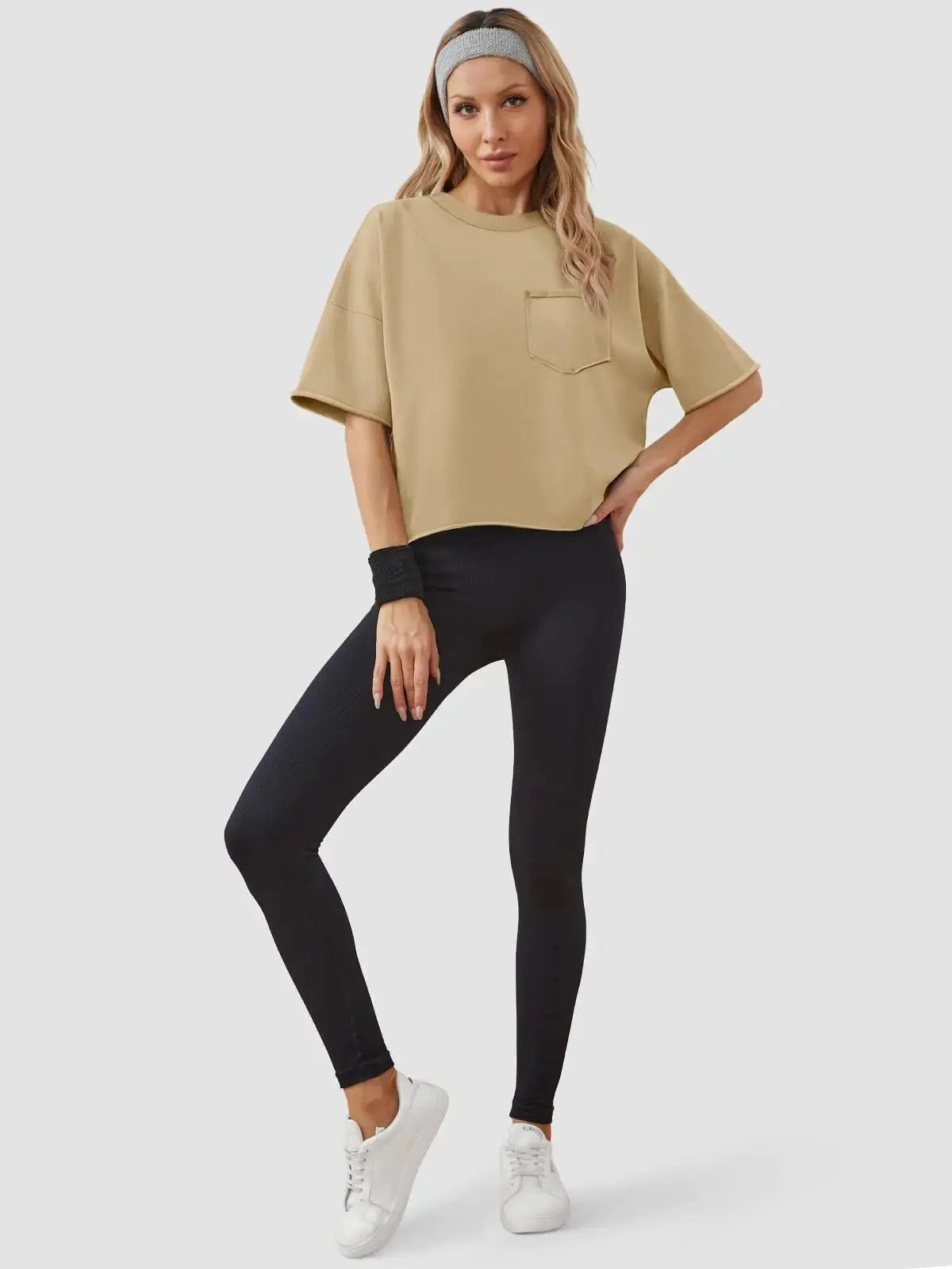 Casual Drop Shoulder Loose Crop Tops_Vivareflex_Online