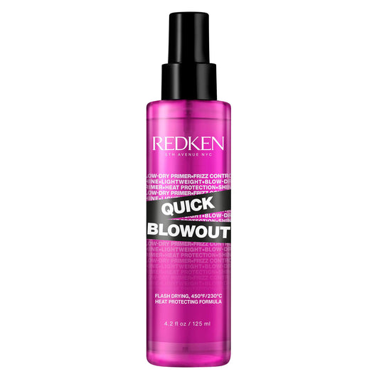 Redken Quick Blowout Heat Protection Spray - Smooths & Adds Shine For All Hair Types