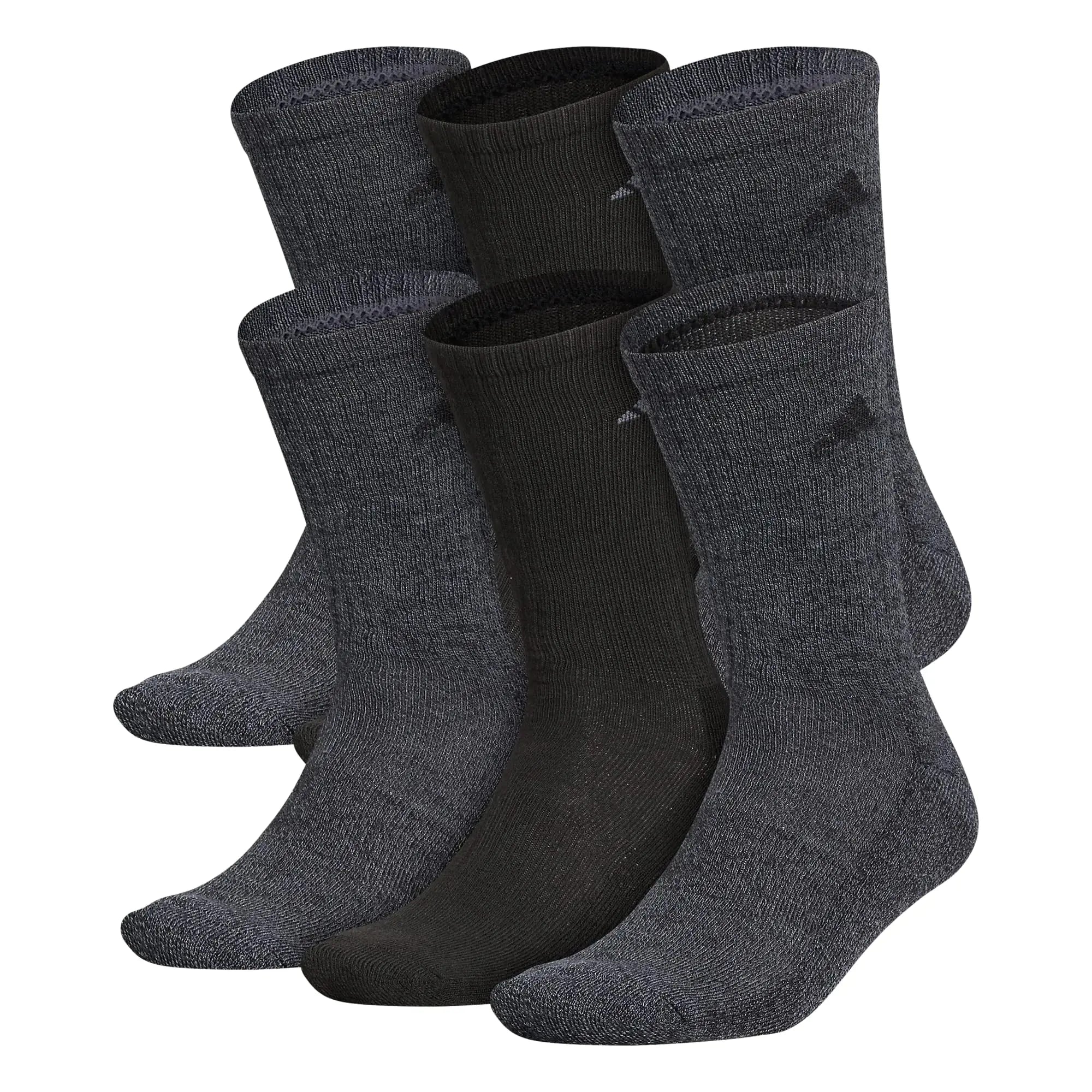 Adidas Men's Athletic Cushioned Crew Socks with Arch Compression for a Secure Fit (6-Pair) - Vivareflex Online