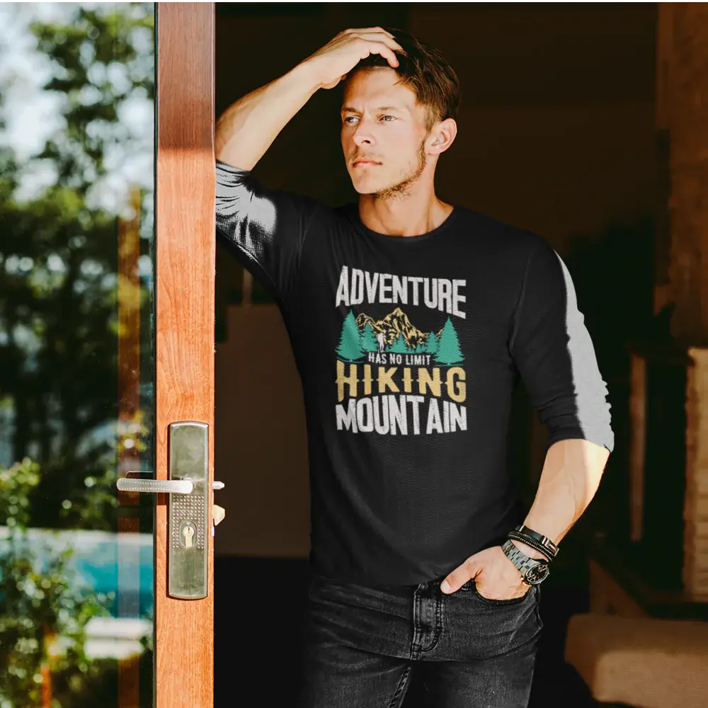 Adventure Has No Limit Men Long Sleeve Shirt Vivareflex Online