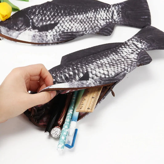 Fish Shaped Zipper Pencil Case - Vivareflex Online