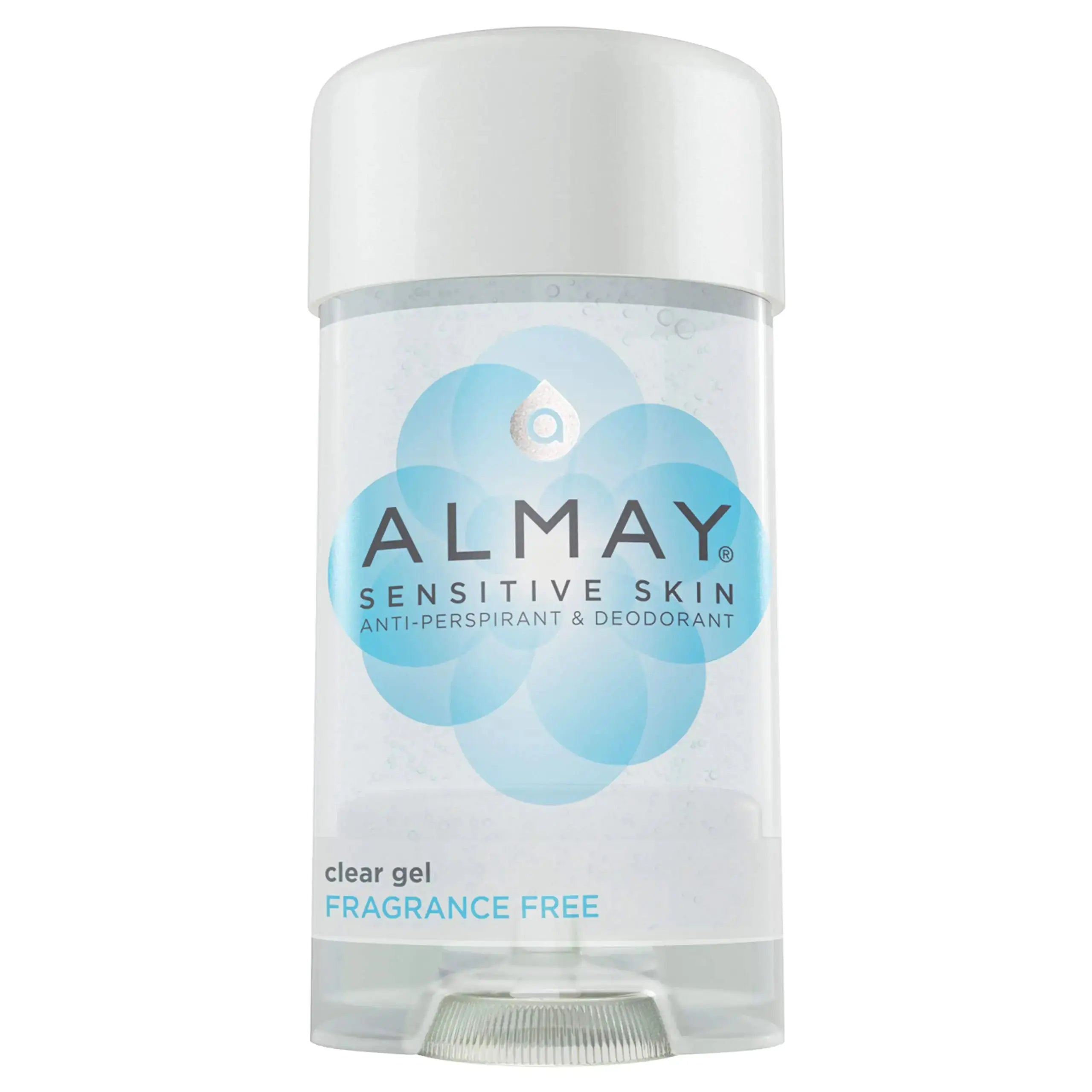 Almay Sensitive skin Clear Gel, Anti-Perspirant & Deodorant, Fragrance Free, 2.25-Ounce Stick (Pack of 6) 2.25 Ounce (Pack of 6) - Vivareflex Online