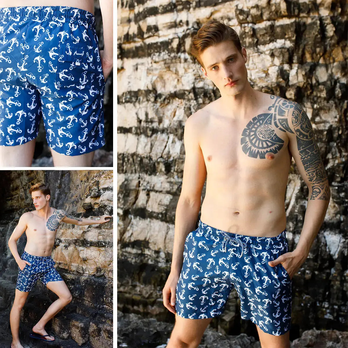 Anemoss Anchors Men Swim Trunk Vivareflex Online