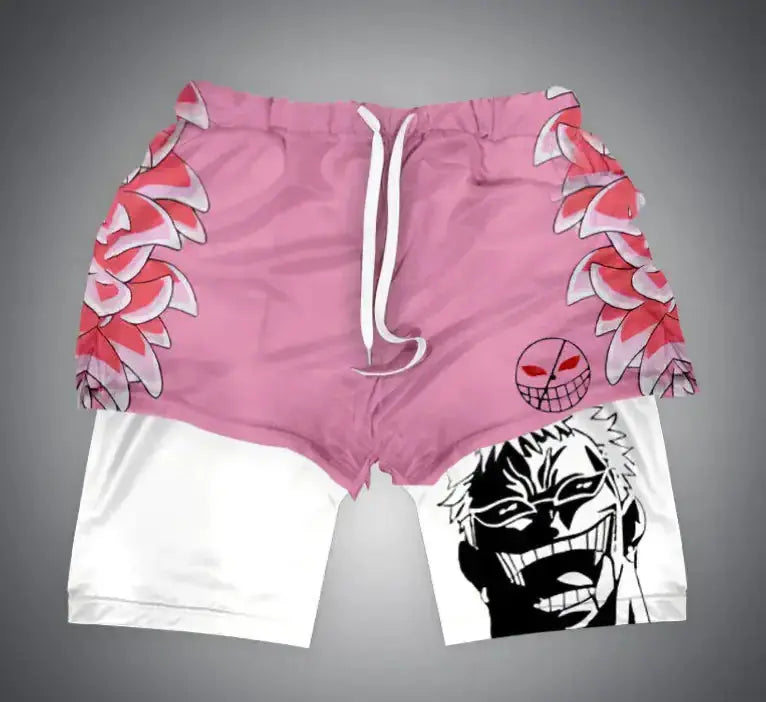 Anime Berserk 2 in 1 Gym Shorts for Men Vivareflex Online