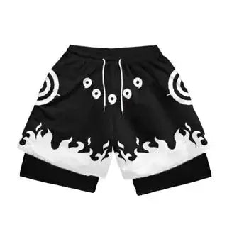 Anime Berserk 2 in 1 Gym Shorts for Men Vivareflex Online
