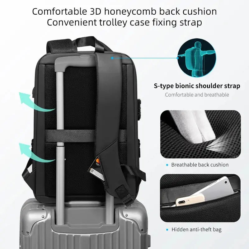Anti-theft Laptop Backpack - Vivareflex Online