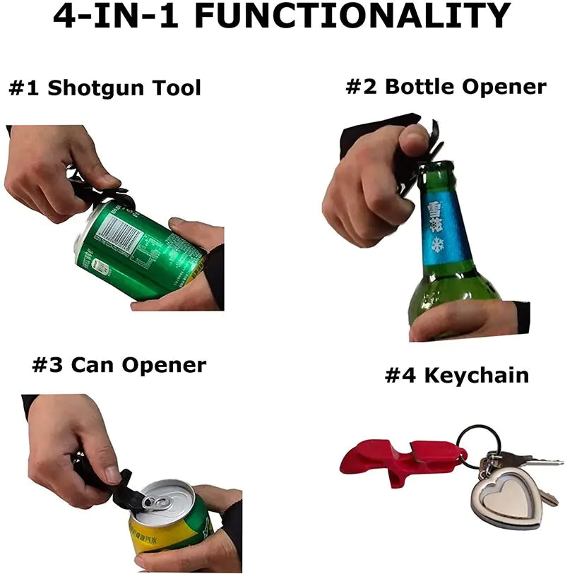 Beer Bong Shotgunning Bottle Opener - Vivareflex Online