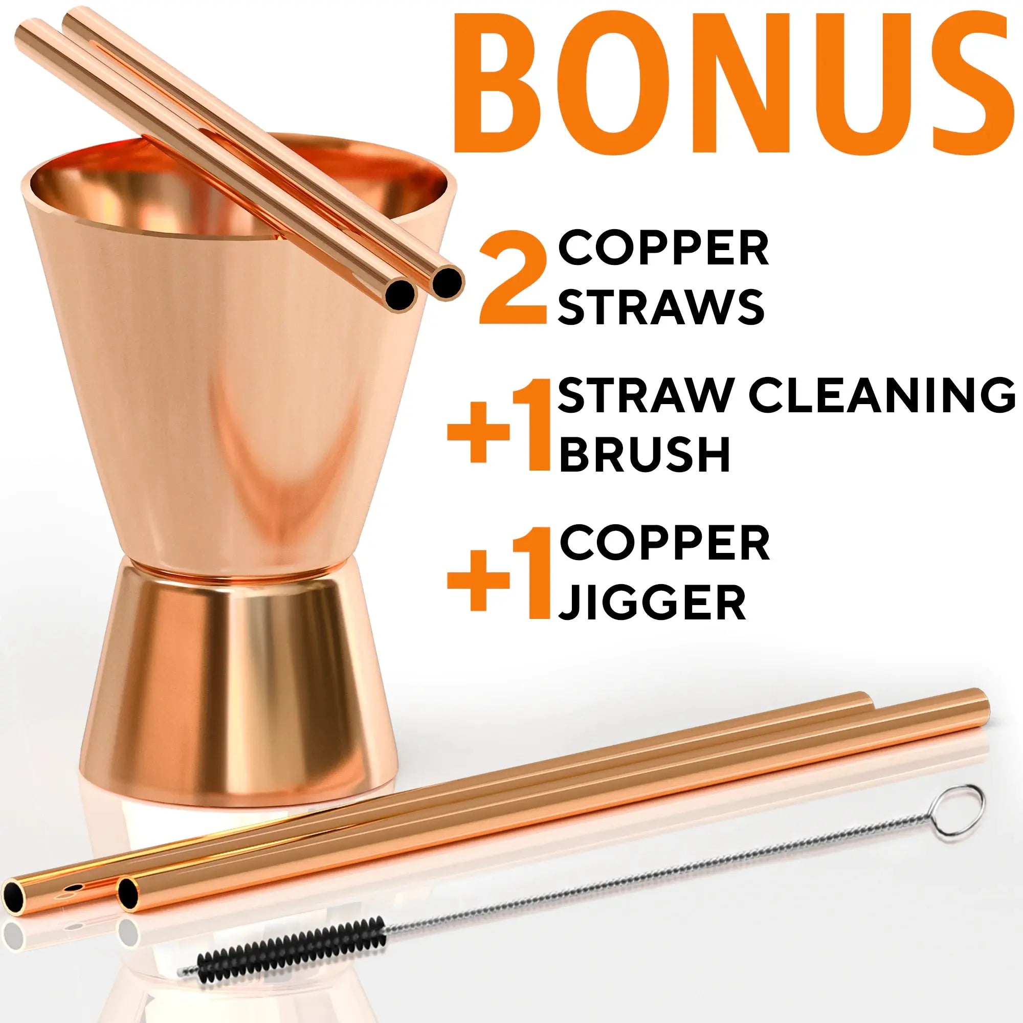 Authentic Copper Moscow Mule Mugs - Twin Set with Extras Vivareflex Online