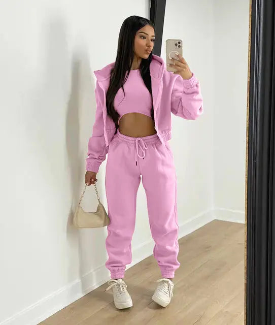 Stylish Autumn - Sweatshirt, Trousers, & Sporty Hoodie_Vivareflex_Online