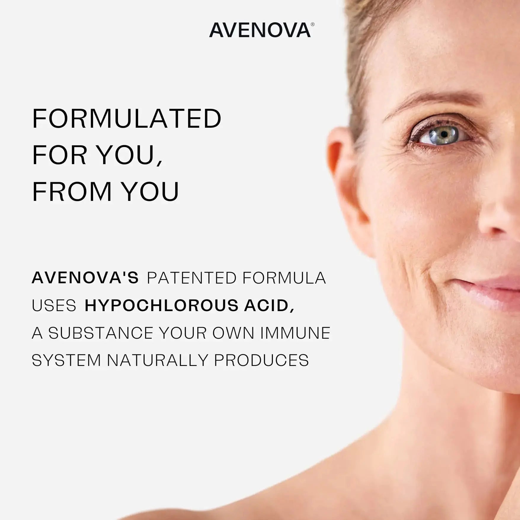 Avenova Eyelid and Eyelash Cleanser Spray - Pure Hypochlorous Acid, Gentle Everyday Lash Cleanser For Eye Irritation, 20mL (0.68oz) - Vivareflex Online
