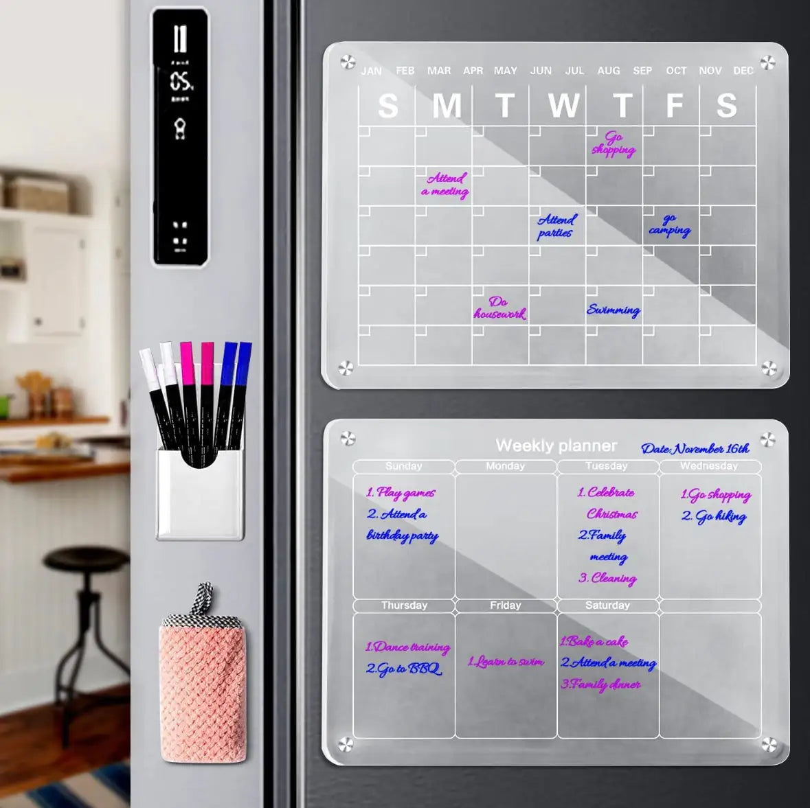 Acrylic Magnetic Calendar - Vivareflex Online