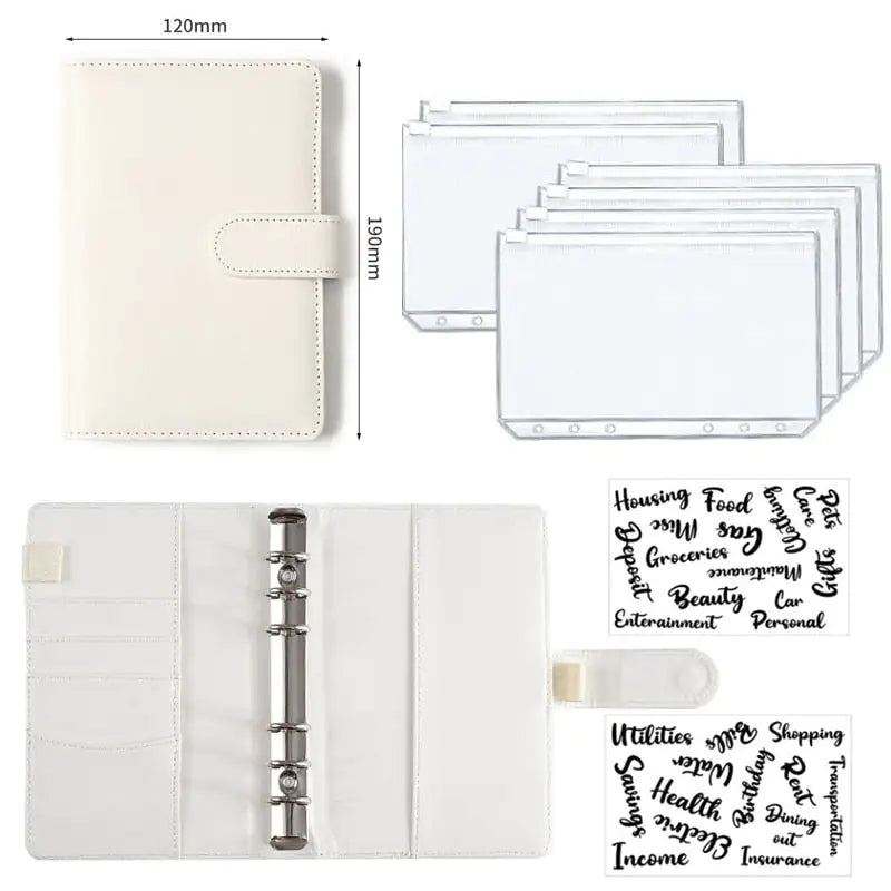 A6 Leather Budget Binder - Vivareflex Online