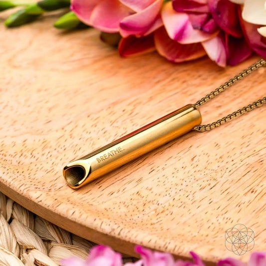 BREATHE. and Cycle Breaker - Mindfulness Breathing Necklaces Conscious Items