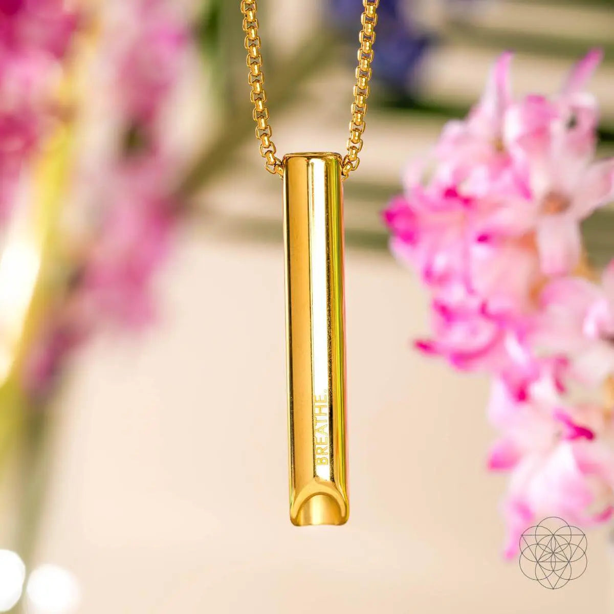 BREATHE. and Cycle Breaker - Mindfulness Breathing Necklaces Conscious Items