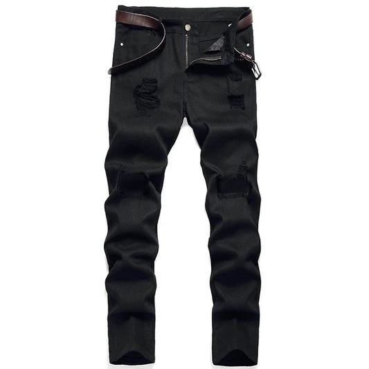 European and American New Distressed Casual Jeans for Men Vivareflex Online