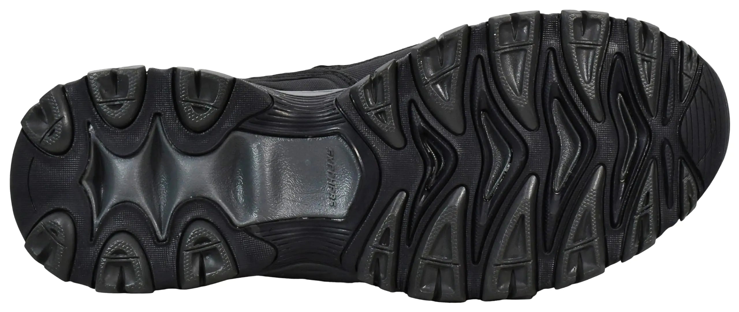 Skechers Afterburn M fit Wonted 9 X-Wide para hombre, negro/carbón 