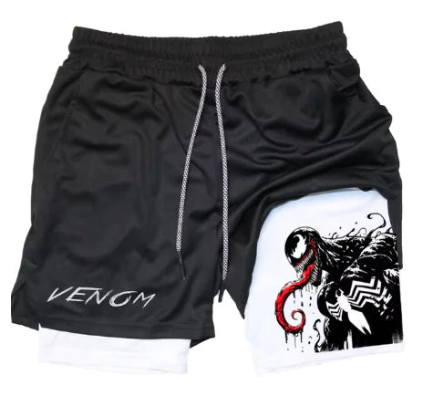 Marvel Spider-Man Venom Gym Shorts Men Fitness Vivareflex Online