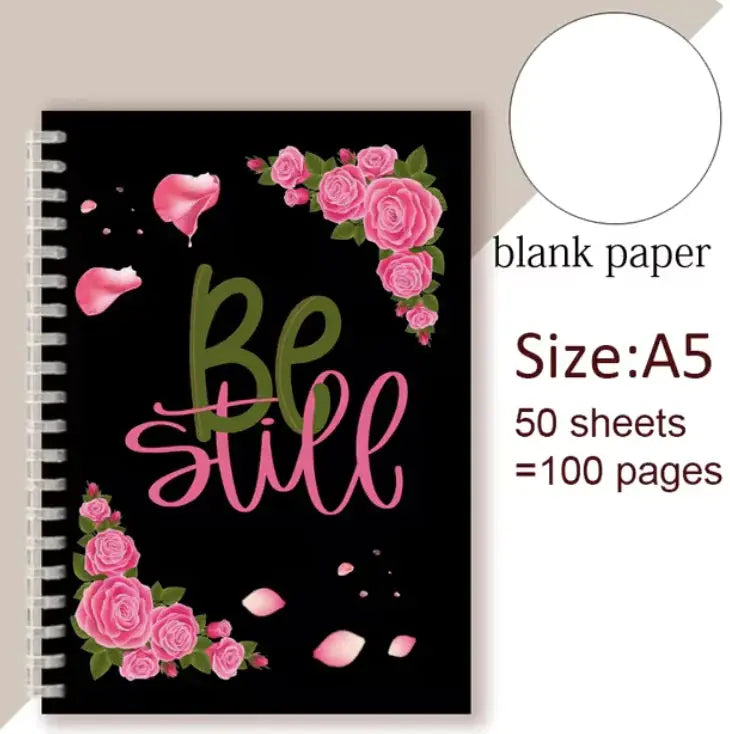 Be Still and Know That I Am God - Christian Spiral Notebook with Psalm 46:10 Quote Vivareflex Online