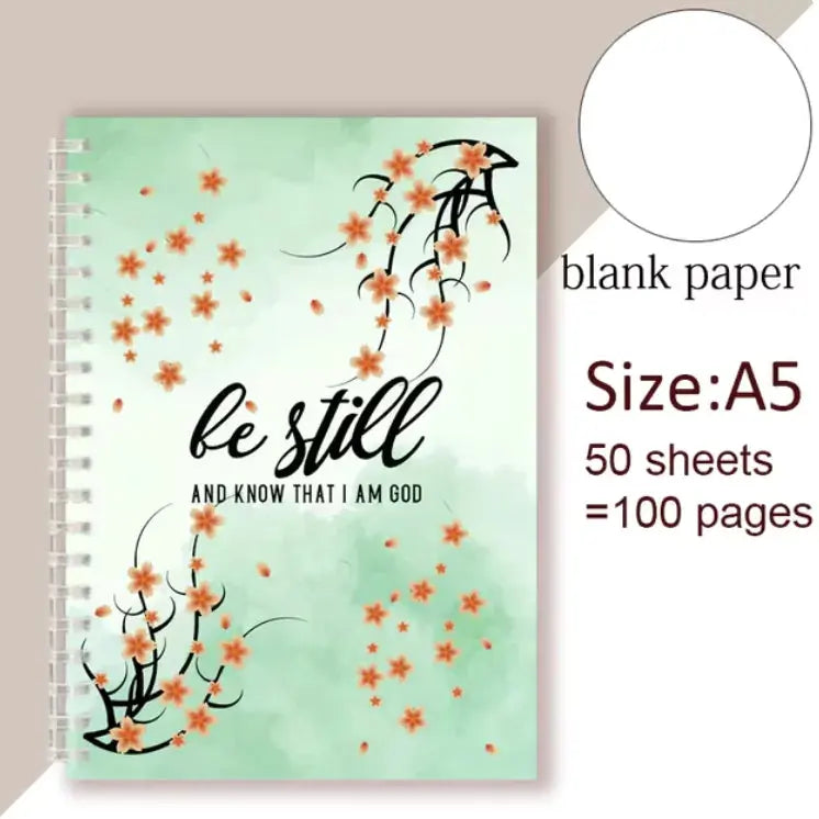 Be Still and Know That I Am God - Christian Spiral Notebook with Psalm 46:10 Quote Vivareflex Online