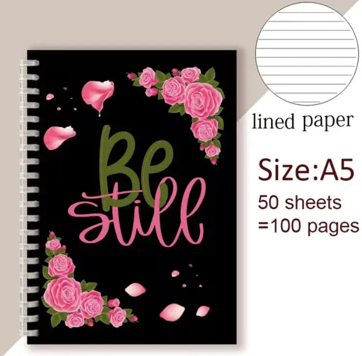 Be Still and Know That I Am God - Christian Spiral Notebook with Psalm 46:10 Quote Vivareflex Online
