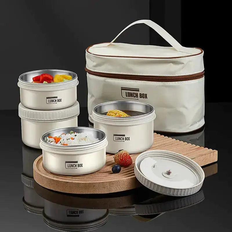 Bento Lunch Box Set - Eco-Friendly Modular Design & Multiple_Vivareflex_Online