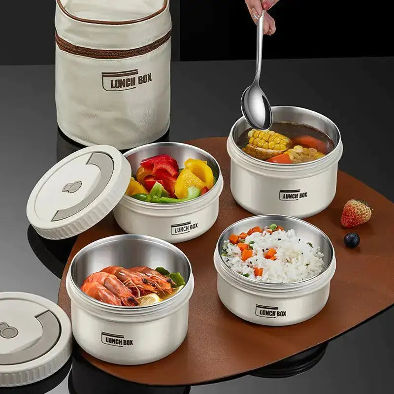 Bento Lunch Box Set - Eco-Friendly Modular Design_Vivareflex_Online