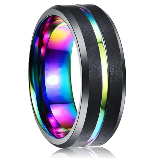 Beveled Edge Stainless Steel Celtic Dragon Ring for Men Vivareflex Online