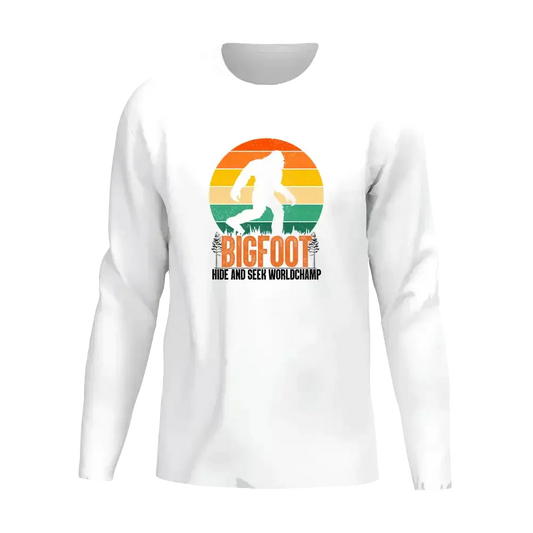 Bigfoot Hide And Seek Men Long Sleeve Shirt Vivareflex Online