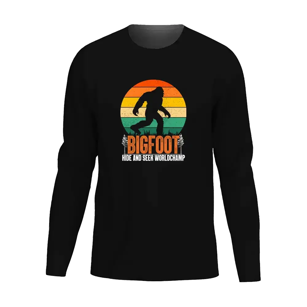 Bigfoot Hide And Seek Men Long Sleeve Shirt Vivareflex Online