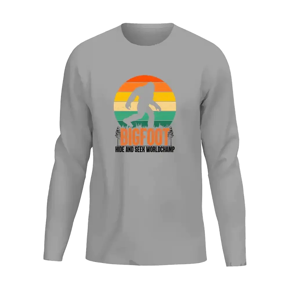 Bigfoot Hide And Seek Men Long Sleeve Shirt Vivareflex Online