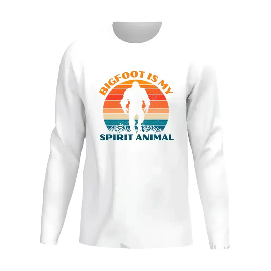 Bigfoot Is My Spirit Animal Men Long Sleeve Shirt Vivareflex Online