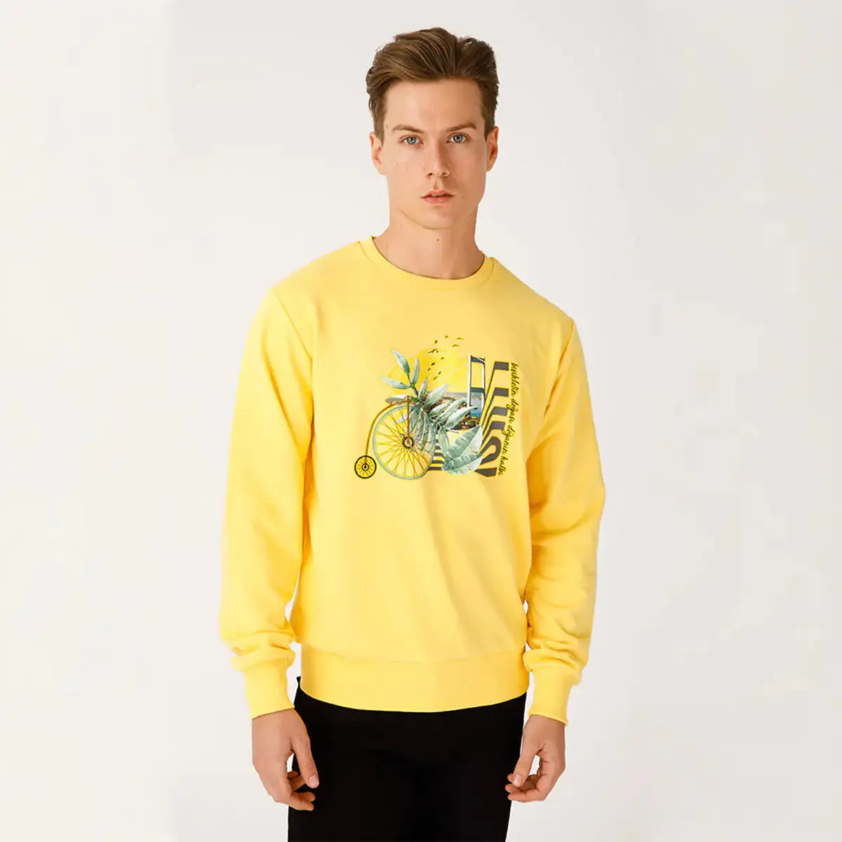 BiggDesign Nature Bicycle in Bosphorus Men Sweatshirt Vivareflex Online