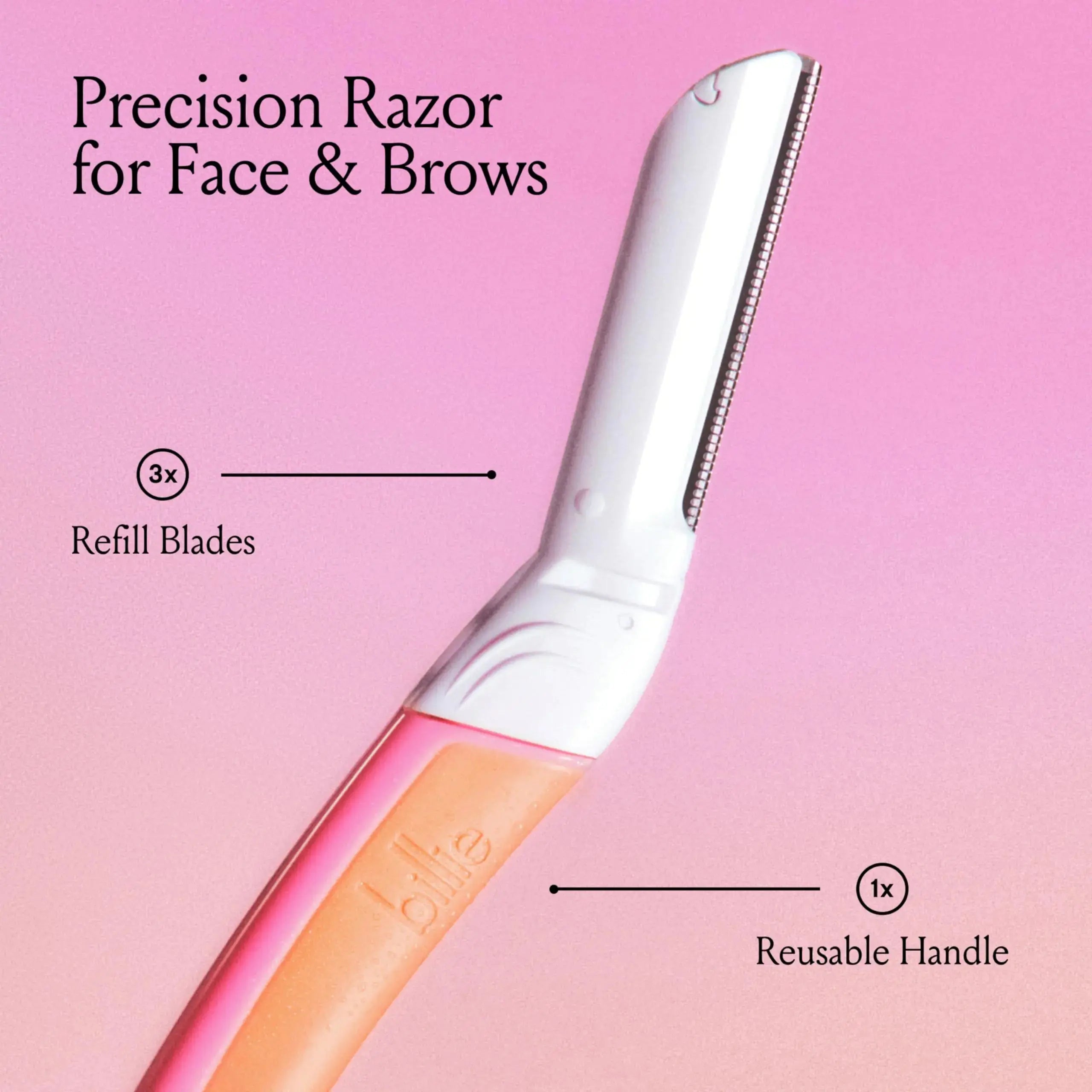 Billie - Dermaplane Refill Blades - Stainless Steel Blades with Safety Micro-guards - Nickel-free - Vivareflex Online
