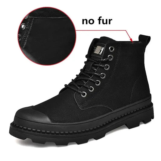 Black Warm Winter Men Boots Vivareflex Online